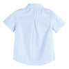 Light Blue Striped Short Sleeve Shirt