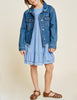 Hayden Lace Dobby Ruffle A-Line Dress - Little Jill & Co.