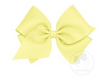 Wee Ones King Classic Hair Bow - Plain Wrap-Clip - Available In 24 Colors - Little Jill & Co.