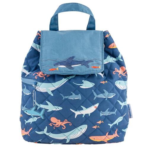 Quilted Backpack Shark – Little Jill & Co.