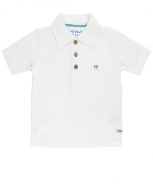Rugged Butts White Polo